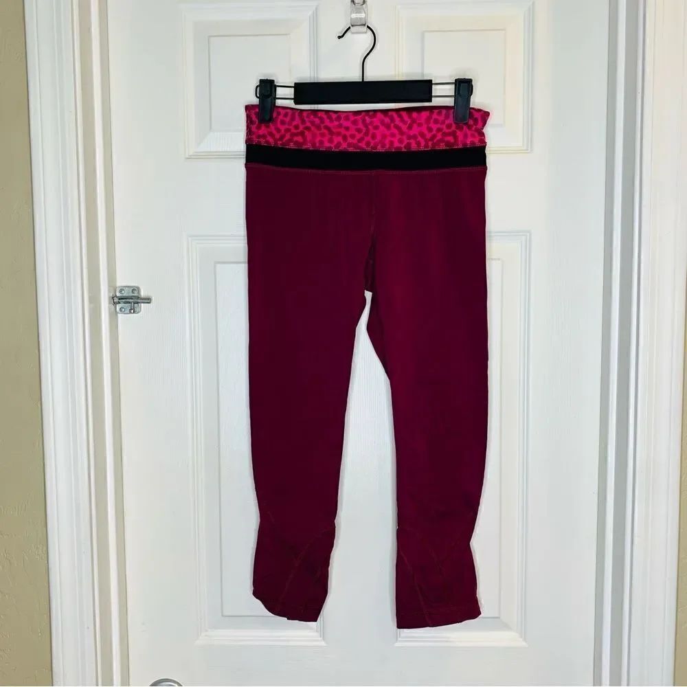 Lululemon Run:Inspire II in Dashing Purple Ace Spot Jeweled Magenta Size 4